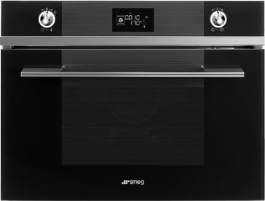 Smeg Linea 45 cm kompaktovn SF4102VCN (sort) Elkjøp