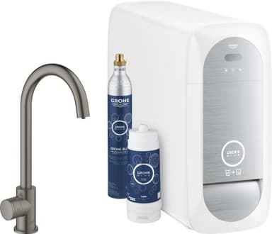Grohe Blue Home Mono C startsett til blandebatteri (hard graphite)