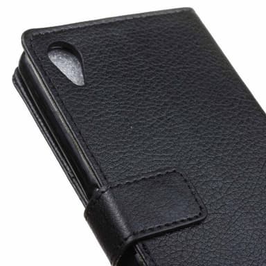 Lommebokdeksel 2-kort Asus Zenfone Live (ZB501KL)  - Svart