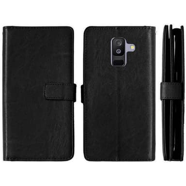 Dobbeltflip Flexi 9-kort Samsung Galaxy A6 Plus 2018 (SM-A610F)  - bru