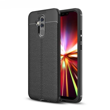 Lærmønstret silikondeksel Huawei Mate 20 Lite (SNE-LX1)  - Grå