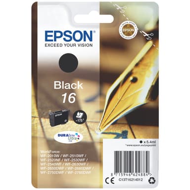 Epson blekkpatron Durabrite Ultra 16 Sort