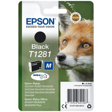 Epson blekkpatron DuraBrite Ultra T128 Sort