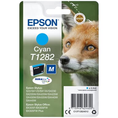 Epson blekkpatron DuraBrite Ultra T128 Cyan