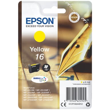 Epson DuraBrite Ultra 16 gul blekkpatron