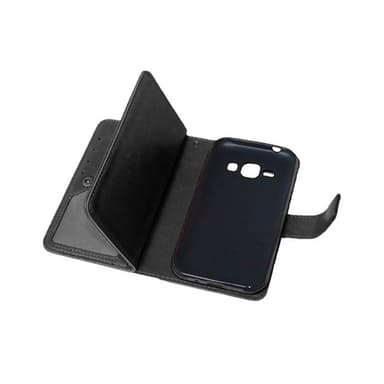 Dobbeltflip Flexi 9-kort Samsung Galaxy J1 2015 (SM-J100H)  - RØD