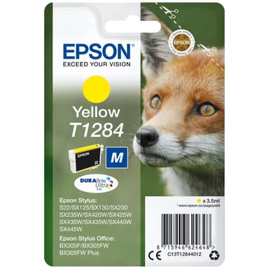 Epson blekkpatron DuraBrite Ultra T128 Gul