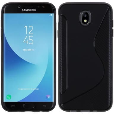 S Line silikondeksel Samsung Galaxy J7 2017 (SM-J730F)  - Grå