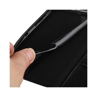 Lommebokdeksel 3-kort Microsoft Lumia 550 (RM-1128)  - Hvit
