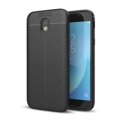Lærmønstret silikondeksel Samsung Galaxy J3 2017 (SM-J330F)  - RØD