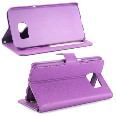 Magnetisk lommebokdeksel Samsung Galaxy S6 (SM-G920F)  - Lyse blå