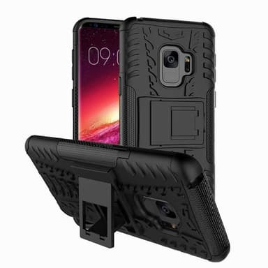 Støtsikkert deksel med stativ Samsung Galaxy S9 (SM-G960F)  - Hvit