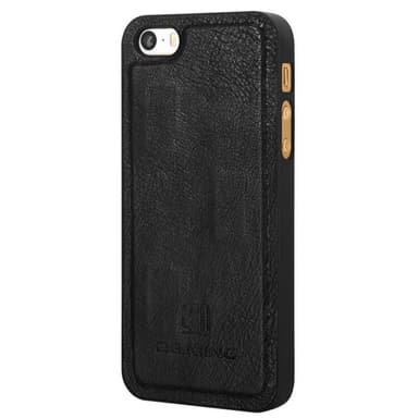 DG-Ming Lommebok 2i1 Apple iPhone 5, 5S, 5SE  - Svart