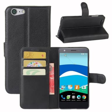 Lommebokdeksel 3-kort ZTE Blade V770  - lyserosa
