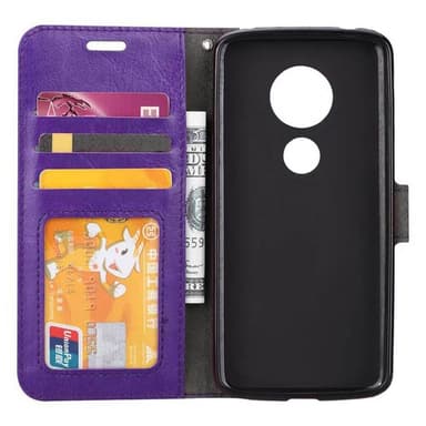 Lommebokdeksel 3-kort Motorola Moto G6 Play (XT1922)  - Hvit