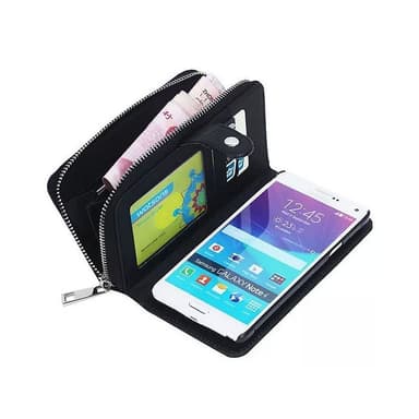 Lommeboksbag 2i1 Samsung Galaxy Note 4 (SM-N910F)  - Mørk rosa
