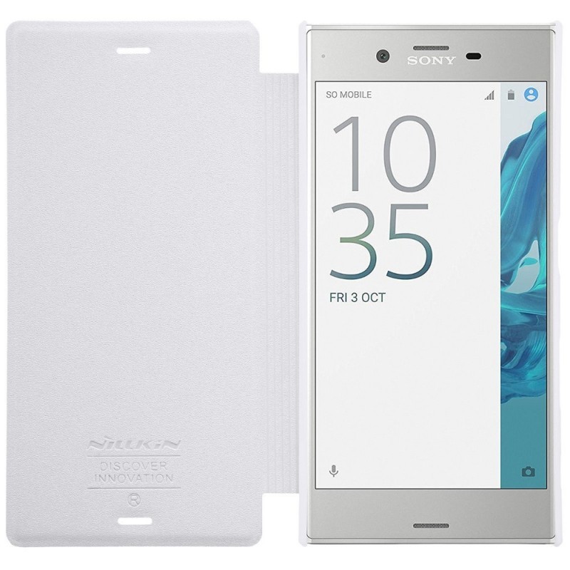 Flipdeksel Nillkin Sparkle Sony Xperia XZ / XZs (F8331)  - Hvit