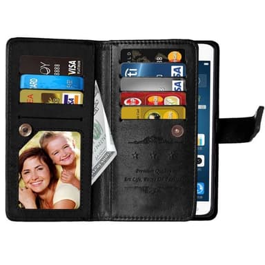 Dobbeltflip Flexi 9-kort LG X Power (K220)  - Lyse blå
