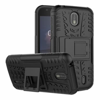 Støtsikkert deksel med stativ Samsung Nokia 1 2018 (TA-1047)  - Hvit
