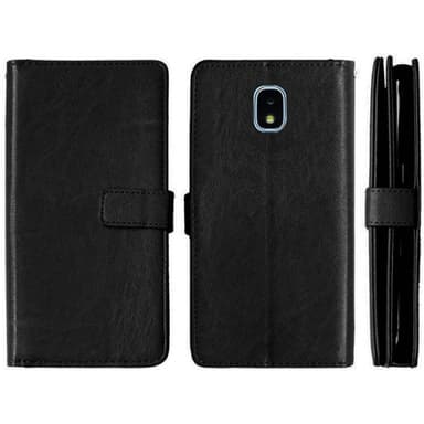 Dobbeltflip Flexi 9-kort Samsung Galaxy J3 2018 (SM-J337F)  - RØD