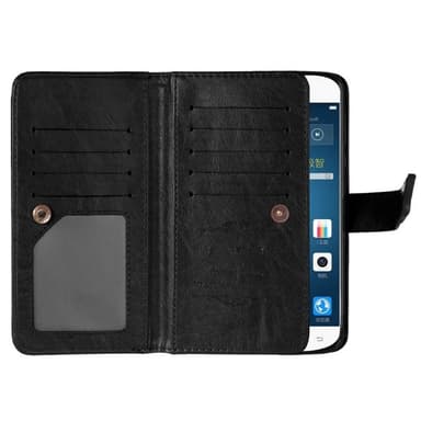 Dobbeltflip Flexi 9-kort Huawei Y6 II (CAM-L21)  - brun