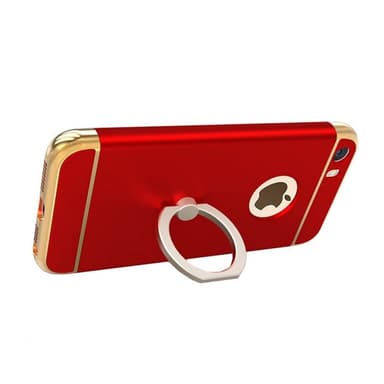 Ring deksel 3i1 Apple iPhone 5, 5S, 5SE  - Sølv