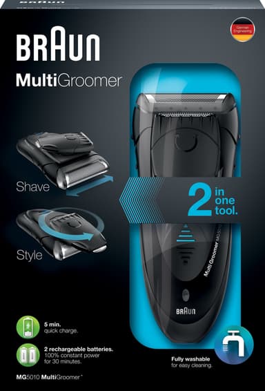 Braun MG5010 barbermaskin og trimmer