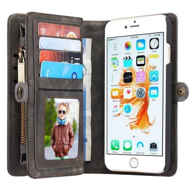 Multi lommebok 11-kort Apple iPhone 6 / 6S  - Blå