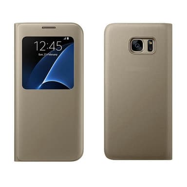 S View Flipdeksel Samsung Galaxy S7 Edge (SM-G935F)  - Sølv