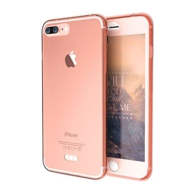 360° silikondeksel Apple iPhone 7 Plus / 8 Plus  - Blå