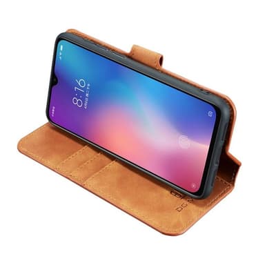 DG-Ming Lommebokdeksel 3-kort Xiaomi Mi 9 (6,39 ")  - brun