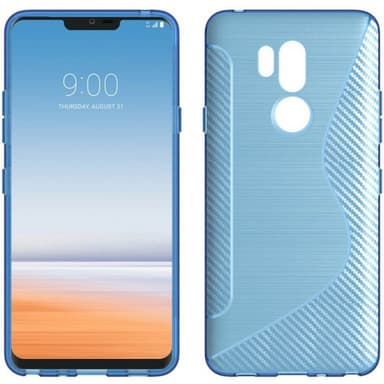 S Line silikondeksel LG G7 ThinQ (G710EM)  - lilla