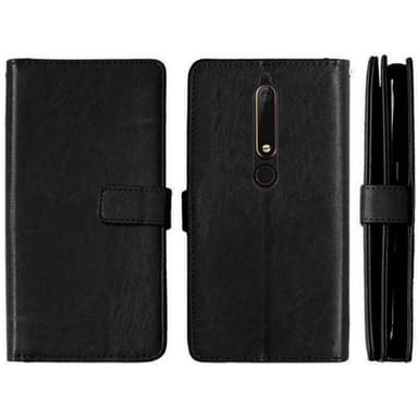 Dobbeltflip Flexi 9-kort Nokia 6.1 2018 (TA-1043)  - Lyse blå
