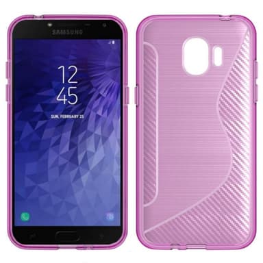 S Line silikondeksel Samsung Galaxy J4 2018 (SM-J400F)  - Svart