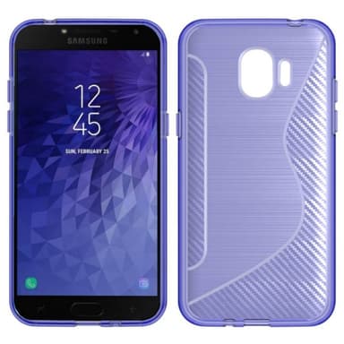 S Line silikondeksel Samsung Galaxy J4 2018 (SM-J400F)  - Svart