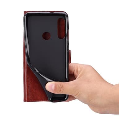 Lommebokdeksel 3-kort Samsung Galaxy A20e (SM-A202F)  - RØD