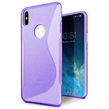 S Line silikondeksel Apple iPhone X / Xs  - Rosa
