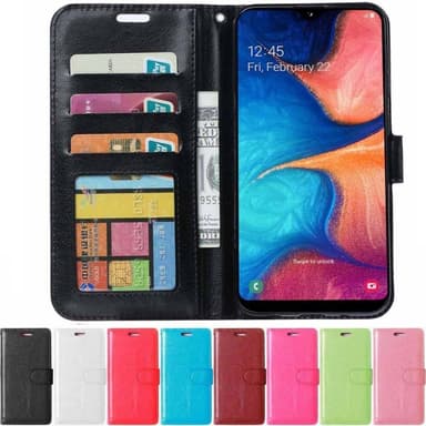 Lommebokdeksel 3-kort Samsung Galaxy A20e (SM-A202F)  - lyserosa