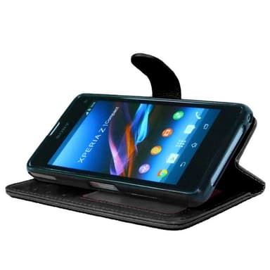 Lommebokdeksel 3-kort Sony Xperia Z1 Compact (D5503)  - Rosa