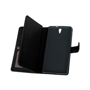 Dobbeltflip Flexi 9-kort Sony Xperia C5 Ultra Dual (E5563)  - Svart