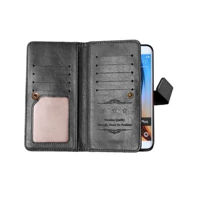 Dobbeltflip Flexi 9-kort Samsung Galaxy S6 Edge Plus (SM-G928F)  - RØ