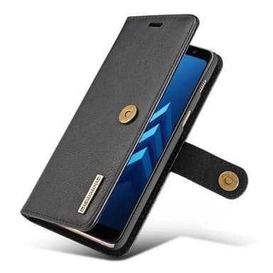 DG-Ming Lommebok 2i1 Samsung Galaxy A6 Plus (SM-A605F)  - Svart