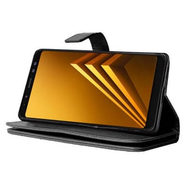 Dobbeltflip Flexi 9-kort Samsung Galaxy A8 2018 (SM-A530F)  - brun