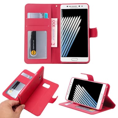 Magnetisk lommebokdeksel Samsung Galaxy Note 7 (SM-N930F)  - Svart
