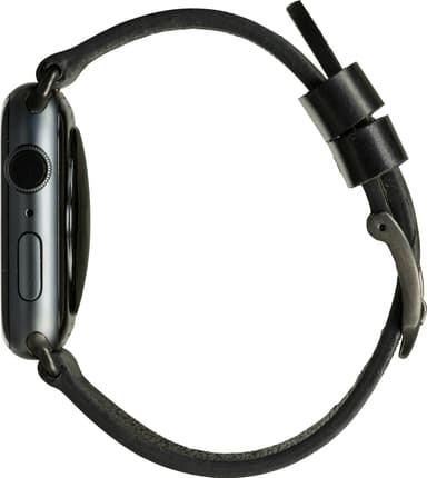 dbramante1928 Bornholm Apple Watch 42-45 mm skinnreim(sort/stellargrå)