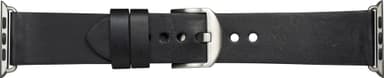 dbramante1928 Bornholm Apple Watch 42/44 mm skinnreim (sort/sølv)