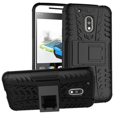 Støtsikkert deksel med stativ Motorola Moto G4 Play (XT1604)  - Hvit