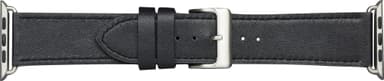 dbramante1928 Copenhagen Apple Watch 42/44 mm skinnreim (sort/sølv)