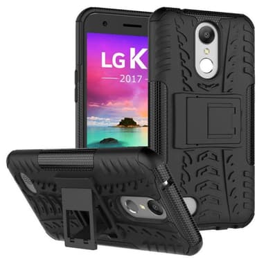 Støtsikkert deksel med stativ LG K10 2017 (M250)  - lilla