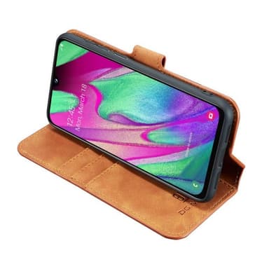 DG-Ming Lommebokdeksel 3-kort Samsung Galaxy A40 (SM-A405F)  - RØD